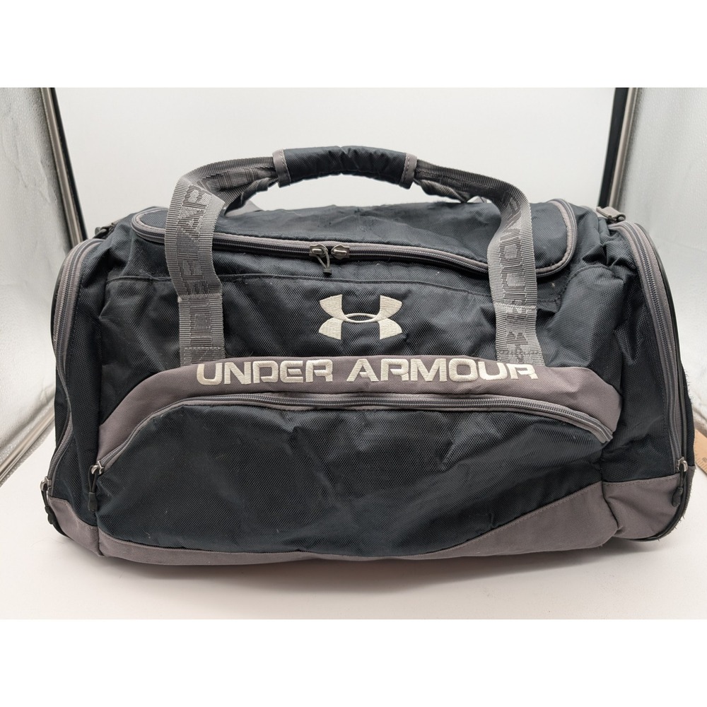 Under Armour Undeniable Duffle Bag Black Grey Medium Gym Travel Sports Bag